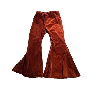 Girls Fall Velvet Bell Bottoms Medium Elastic Waist